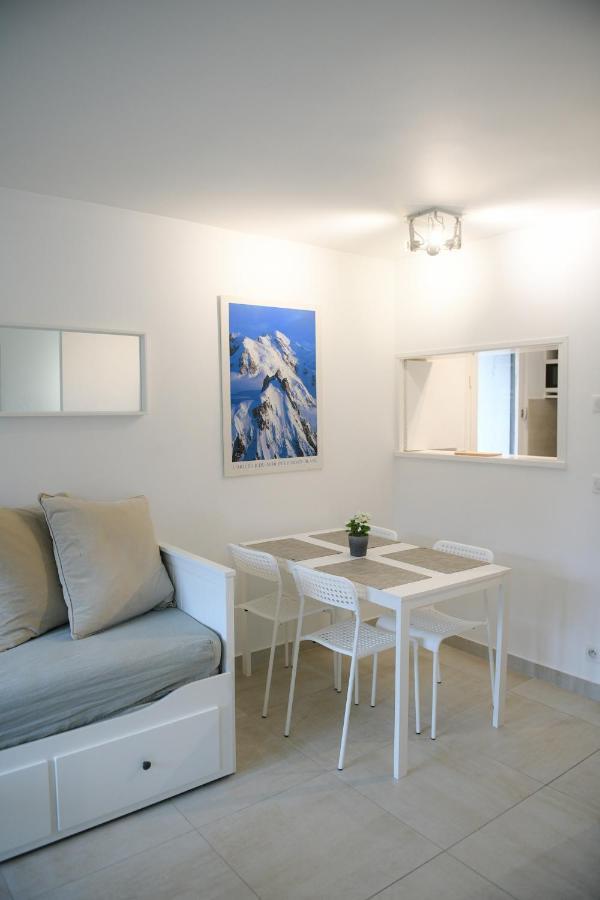 Appartement Chamonix 27 - Au Centre Vue Mont Blanc et Jardin Extérieur photo